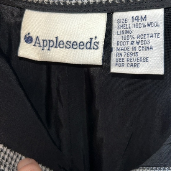 Appleseed’s Houndstooth Wool Pants Size 14M - Picture 4 of 6